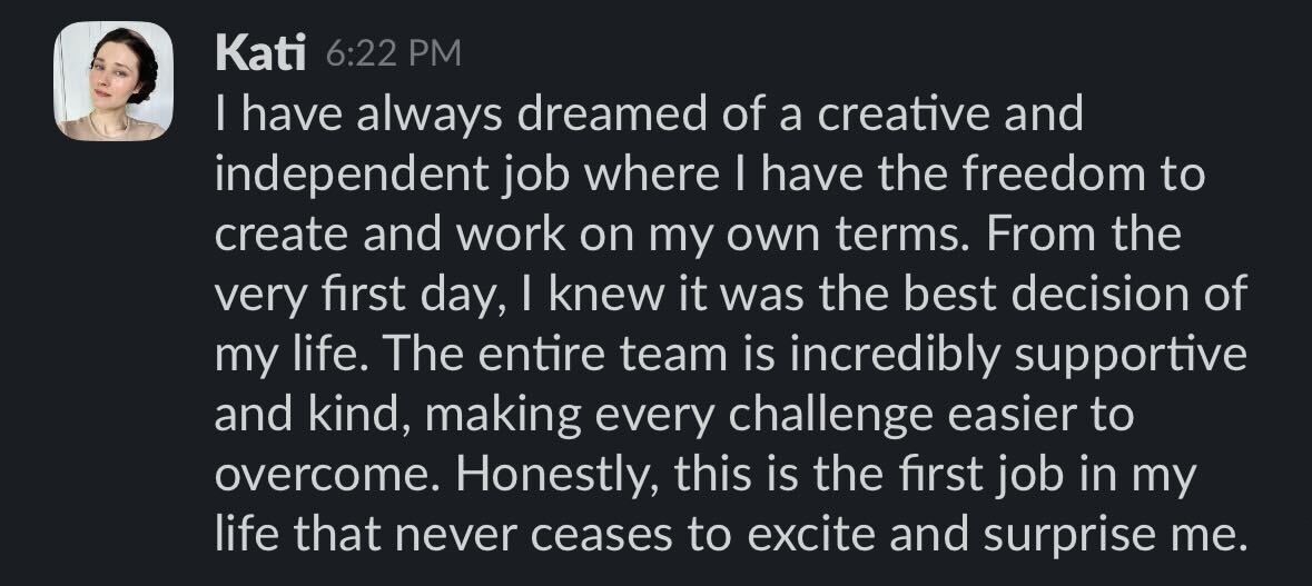 Testimonial Kati